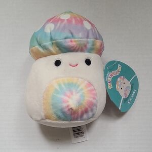 BRAND NEW Squishmallows Kervena Rainbow Mushroom (5 Inches)